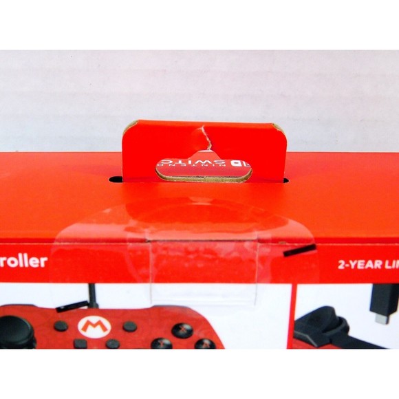 Nintendo Switch Wired Controller Super Mario PowerA Game Controller 10ft Cable - Picture 3 of 12